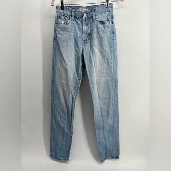 Madewell The Perfect Summer Jean Light Wash Denim Boyfriend Style Jeans Sz 24 - Picture 4 of 11
